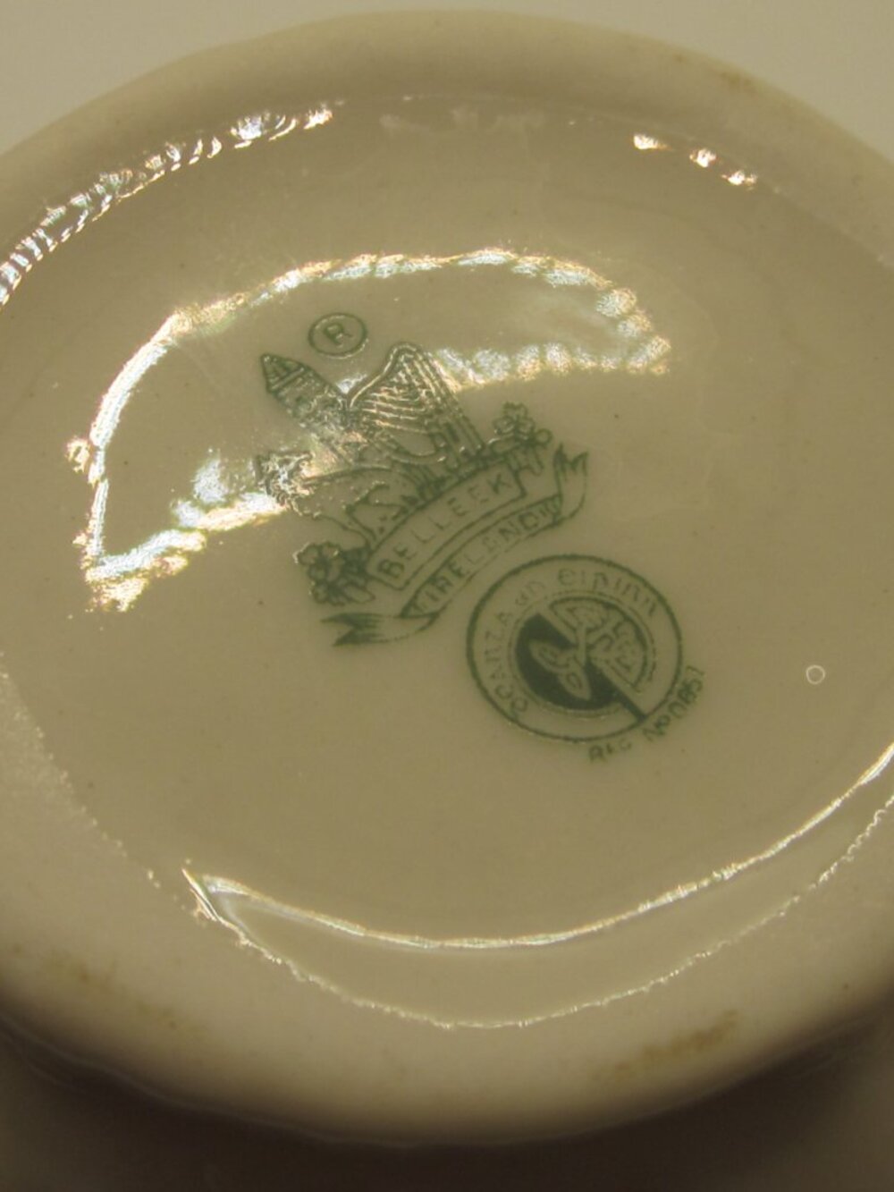 Belleek Lotus Cream & Sugar Bone China - Picture 4 of 5